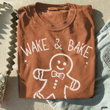 Load image into Gallery viewer, Wake and Bake Gingerbread Tee