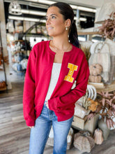 Load image into Gallery viewer, Iowa State Split Crew Cardigan