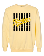 Load image into Gallery viewer, Hawkeyes Strips Comfort Colors Crew (3 colors)