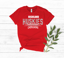 Load image into Gallery viewer, Highland Huskies Cheer Arc Tee