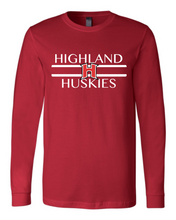 Load image into Gallery viewer, Highland Huskies Classic Long Sleeve (Youth and Adult 4 Colors)