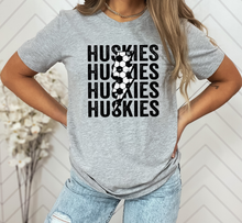 Load image into Gallery viewer, Huskies Soccer Lightning Bolt Tee (Adult and Youth)