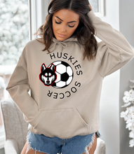 Load image into Gallery viewer, Huskies Head Soccer Hoodie (Youth and Adult 4 Colors)