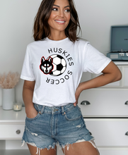 Load image into Gallery viewer, Huskies Head Soccer Tee (Adult and Youth)