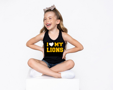Load image into Gallery viewer, I Love My Lions Tank (Youth AND Women's Adult AND Unisex Muscle)