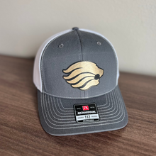 Load image into Gallery viewer, Adult Lion Leather Patch Hat