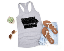 Load image into Gallery viewer, Iowa Grunge Racerback Tank