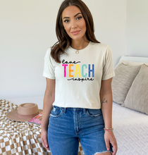 Load image into Gallery viewer, Teach Love Inspire Colorful