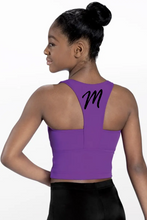 Load image into Gallery viewer, Studio M Fitted Wide Racerback Crop (Youth and Adult 2 Colors)