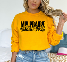 Load image into Gallery viewer, Mid Prairie Golden Hawks Crew- Youth and Adult (4 colors)