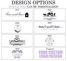 Load image into Gallery viewer, Personalized Corner Design Wood Cutting Board - 3 size options