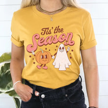 Load image into Gallery viewer, Tis the season retro ghost and pumpkin