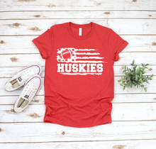 Load image into Gallery viewer, Huskies Football Flag (Youth and Adult 4 Colors)