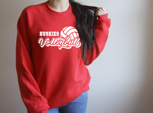 Load image into Gallery viewer, Huskies VB Bella Canvas Fleece Crew (5 colors)