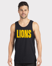 Load image into Gallery viewer, Lions Grunge Tank (Youth and Women's Adult and Unisex Muscle)