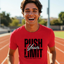 Load image into Gallery viewer, Highland Push Your Limit Track and Field Tee (Youth and Adult)