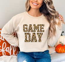 Load image into Gallery viewer, Game Day Leopard Crew Neck