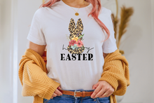 Load image into Gallery viewer, Leopard Bunny Happy Easter Tee