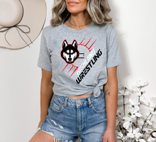 Load image into Gallery viewer, Highland Huskies Wrestling Tee (Youth and Adult)