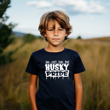 Load image into Gallery viewer, You cant hide my Husky pride (Youth and Adult) 5 Colors