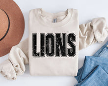 Load image into Gallery viewer, Lions Grunge Crew (Youth and Adult 5 Colors)