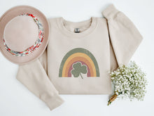 Load image into Gallery viewer, Vintage Rainbow Shamrock Crew
