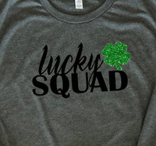 Load image into Gallery viewer, Glitter Lucky Squad Shirt