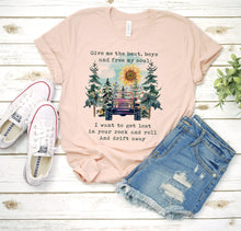 Load image into Gallery viewer, Jeep, Give Me The Beat Boys And Free My Soul, Hippie Shirt, Jeep Lover, Women's Graphic Tshirt