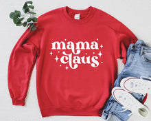 Load image into Gallery viewer, Mama Claus Crew Neck