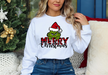Load image into Gallery viewer, Merry Christmas Grinch Crew