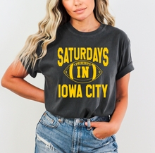 Load image into Gallery viewer, Saturdays In Iowa City Comfort Colors Tee