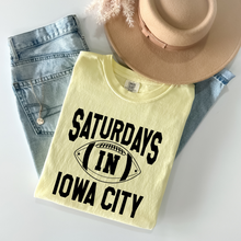 Load image into Gallery viewer, Saturdays In Iowa City Comfort Colors Tee
