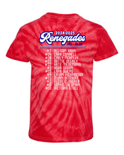 Load image into Gallery viewer, Player Shirt - Renegades 10U Blue State Tye Die Tee- Red Only