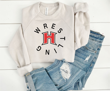 Load image into Gallery viewer, H Wrestling Round Fleece lined Crew (4 Colors)
