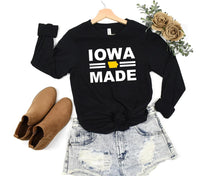 Load image into Gallery viewer, Iowa Made Long Sleeve or Short Sleeve Tee
