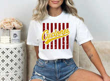 Load image into Gallery viewer, Cyclones Stripes Comfort Colors Tee (3 colors)
