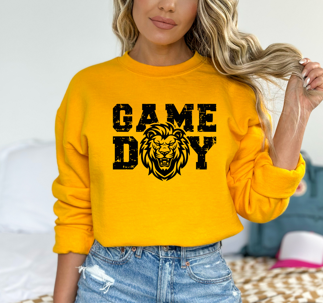 Game Day Lions Crew (Youth and Adult 5 Colors)