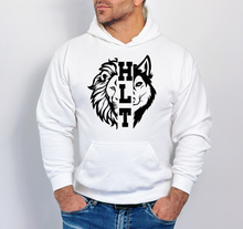 Load image into Gallery viewer, HLT 2 Mascots 1 Team Football hoodie (Youth and Adult 4 Colors)
