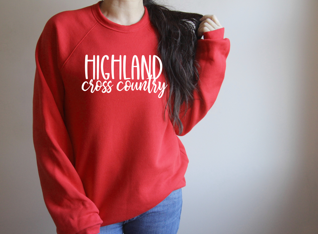 Highland Cross Country Bella Canvas Fleece Crew