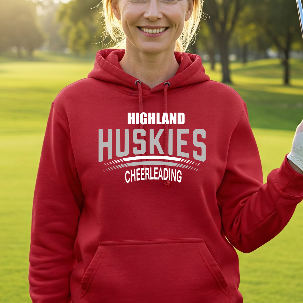 Highland Huskies Cheer Arch Hoodie