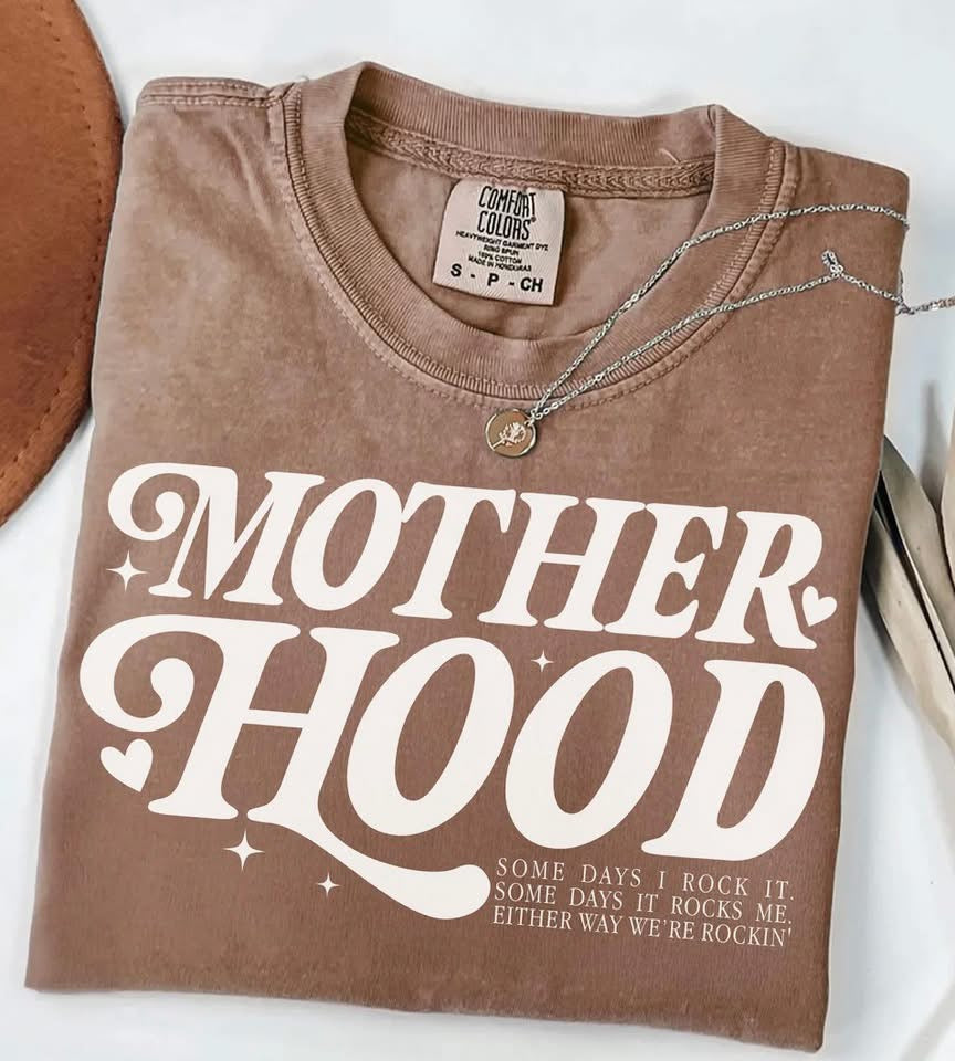 Mother Hood Rockin’ Comfort Colors Tee