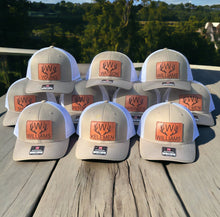Load image into Gallery viewer, Custom Leather Patch Groomsmen/Usher/FOB Hat - Gift
