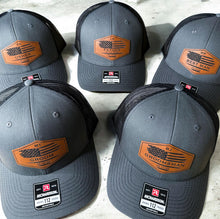 Load image into Gallery viewer, Custom Leather Patch Groomsmen/Usher/FOB Hat - Gift
