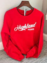 Load image into Gallery viewer, Highland Huskies Puff Print Crew
