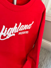 Load image into Gallery viewer, Highland Huskies Puff Print Crew

