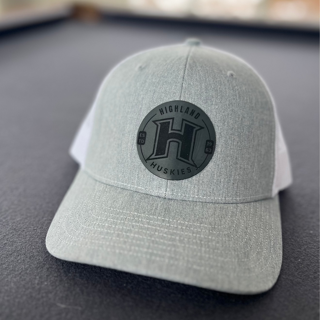 Adult Highland H Circle Leather Patch Hat