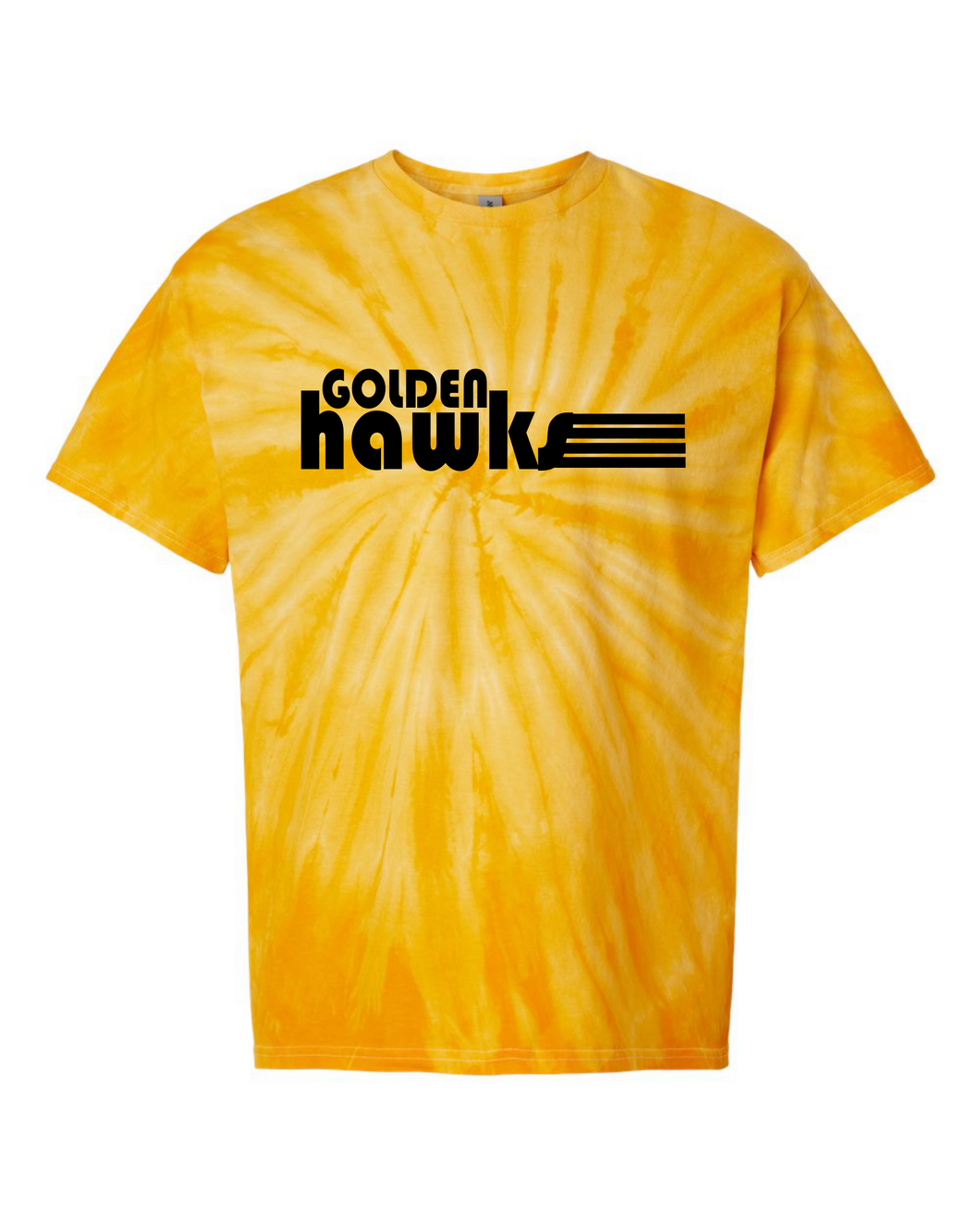 Retro Golden Hawks Gold Tie Dye (Youth and Adult)