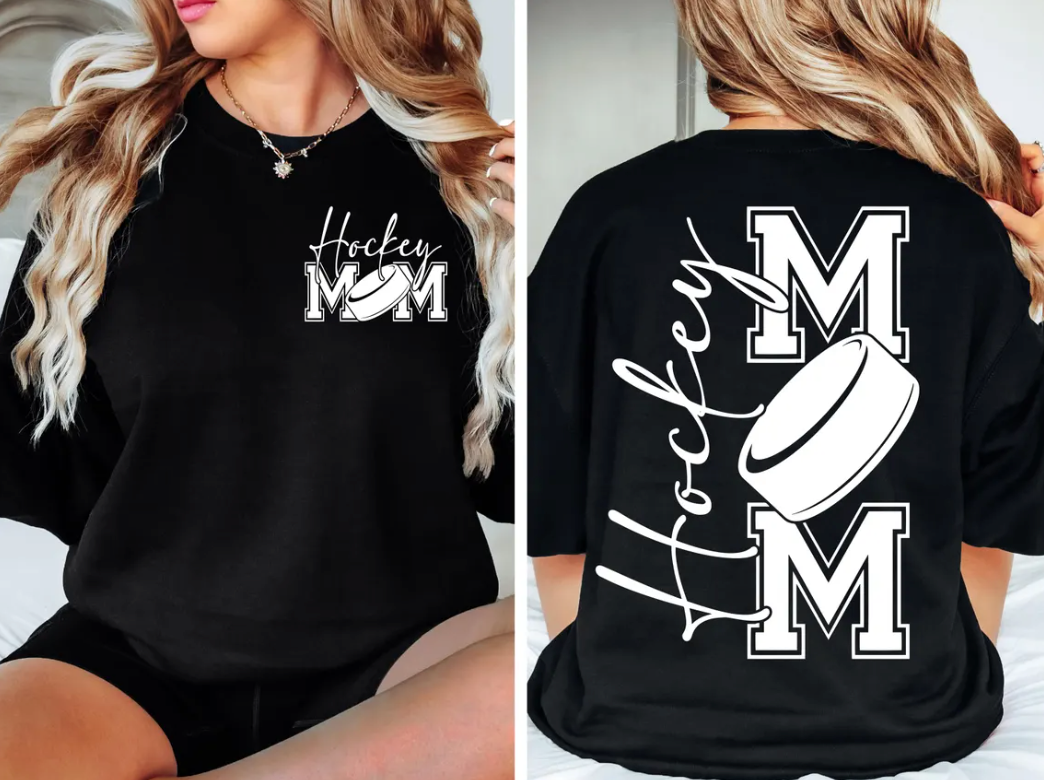 Hockey Mom (Tshirt/Crew Neck/Hoodie)