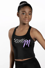 Load image into Gallery viewer, Studio M Fitted Wide Racerback Crop (Youth and Adult 2 Colors)
