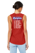 Load image into Gallery viewer, Renegades 10U Blue State Womens Muscle Tank - 2 Colors
